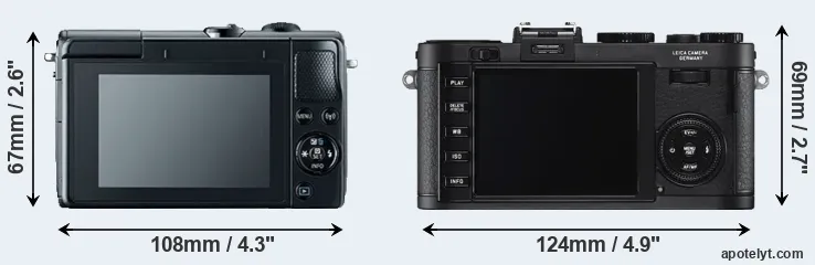 Comparison M100 or X2 rear
