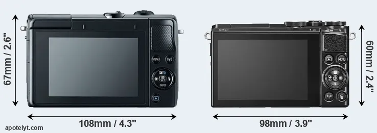 Comparison M100 or J5 rear