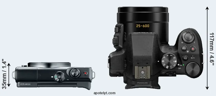 Compare M100 versus FZ330 top