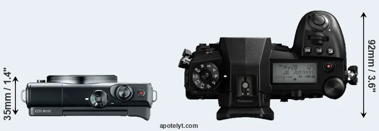 Compare M100 versus G9 top