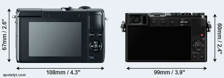 Comparison M100 or GM5 rear