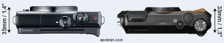 Compare M100 versus WG-6 top