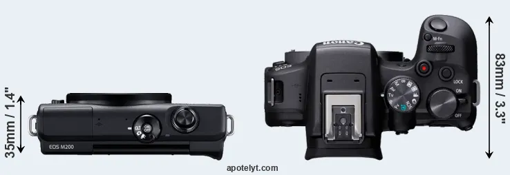 Compare M200 versus R10 top