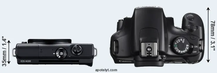 Compare M200 versus T3 top