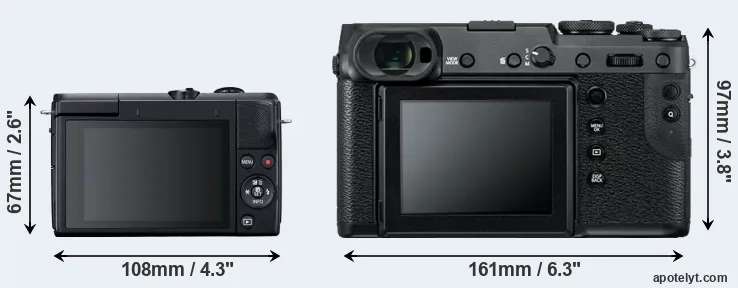 Comparison M200 or GFX 50R rear