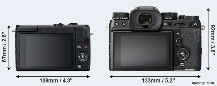 Comparison M200 or X-T2 rear