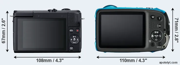 Comparison M200 or XP130 rear