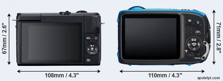 Comparison M200 or XP140 rear