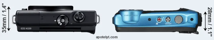 Compare M200 versus XP140 top