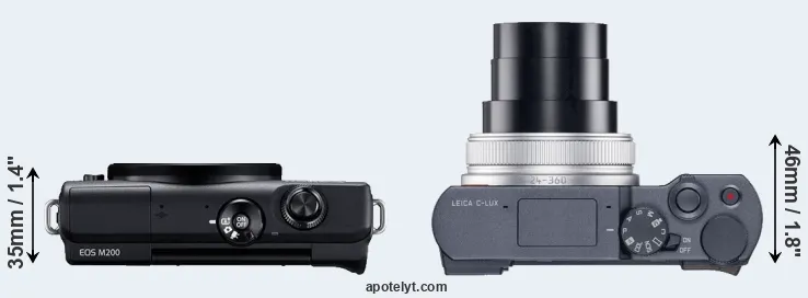 Compare M200 versus C-LUX top