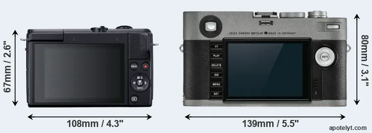 Comparison M200 or M-E Typ 240 rear