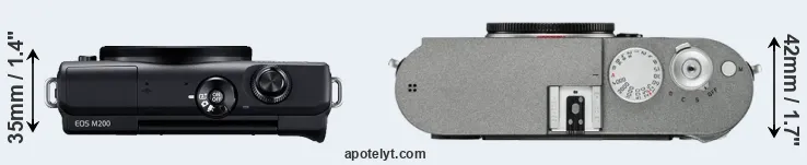 Compare M200 versus M-E Typ 240 top
