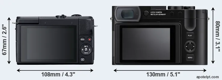 Comparison M200 or Q3 rear
