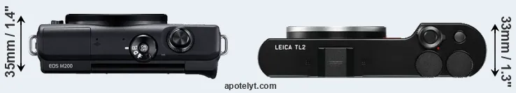 Compare M200 versus TL2 top