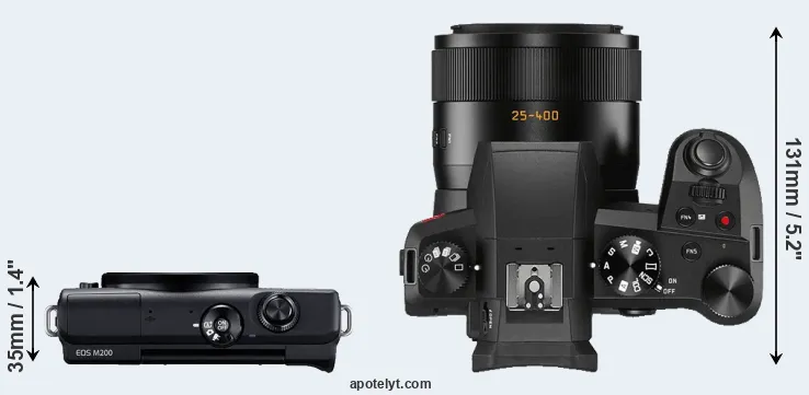 Compare M200 versus V-LUX 5 top