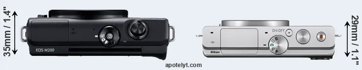 Compare M200 versus J4 top