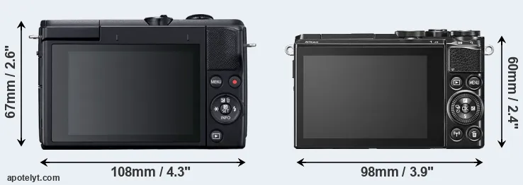 Comparison M200 or J5 rear