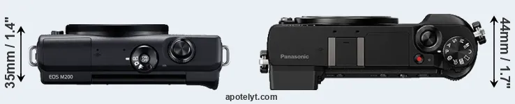 Compare M200 versus GX80 top