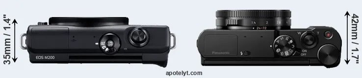 Compare M200 versus LX10 top