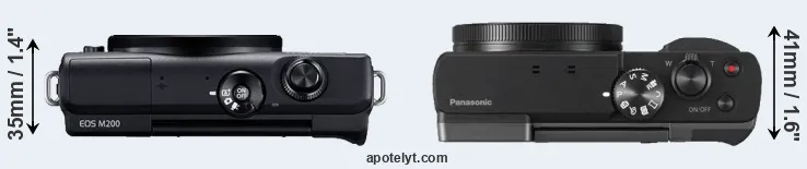 Compare M200 versus TZ90 top