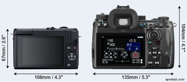 Comparison M200 or K-3 III rear
