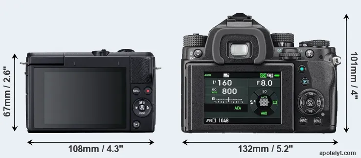 Comparison M200 or KP rear
