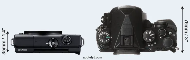 Compare M200 versus KP top