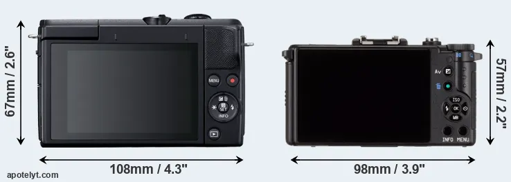 Comparison M200 or Pentax Q rear