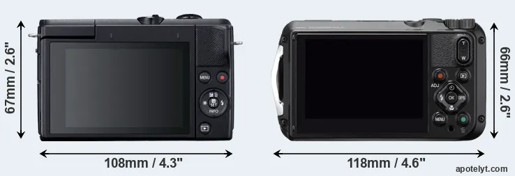 Comparison M200 or WG-6 rear