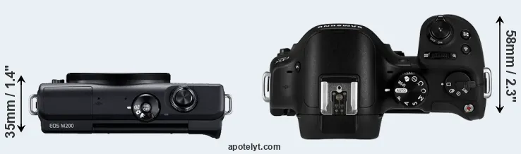 Compare M200 versus NX30 top
