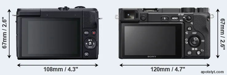 Comparison M200 or A6400 rear