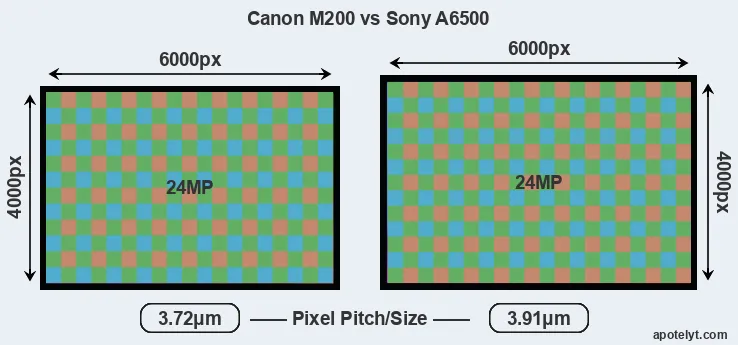 M200 versus A6500 MP