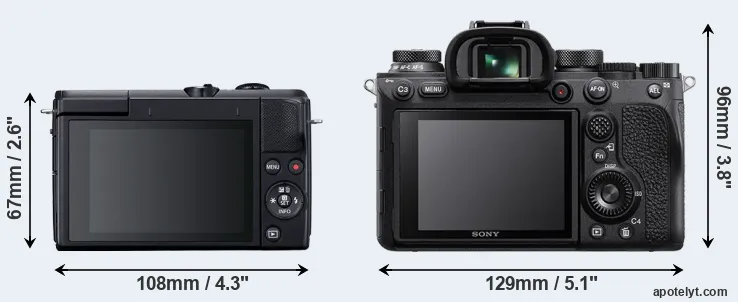 Comparison M200 or A9 II rear