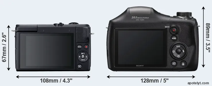 Comparison M200 or H300 rear