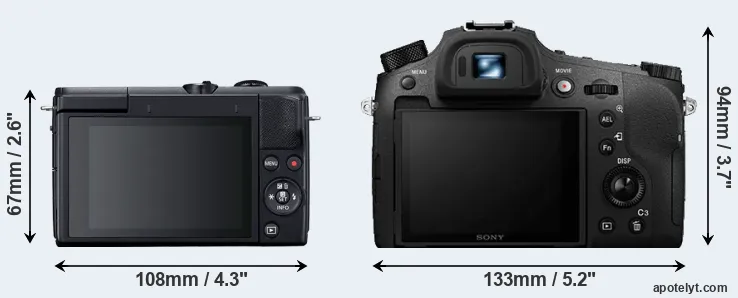 Comparison M200 or RX10 IV rear