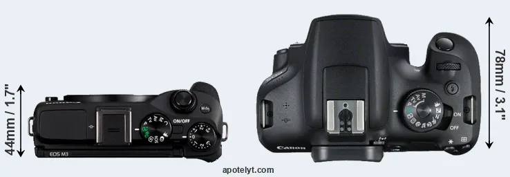 Compare M3 versus T7 top