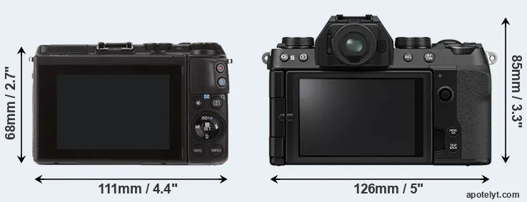 Comparison M3 or X-S10 rear