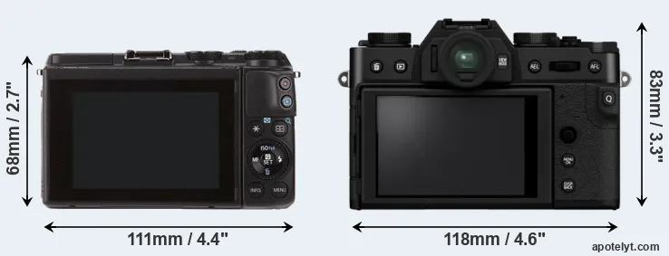 Comparison M3 or X-T30 II rear