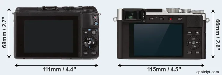 Comparison M3 or D-LUX 7 rear
