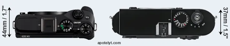 Compare M3 versus M9 top