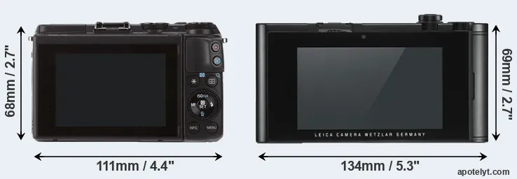 Comparison M3 or TL2 rear