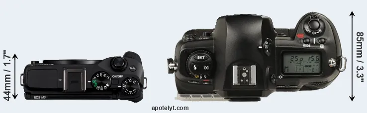 Compare M3 versus D1 top