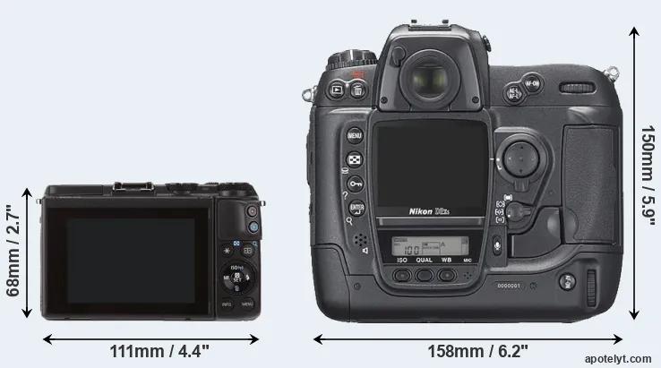 Comparison M3 or D2Xs rear