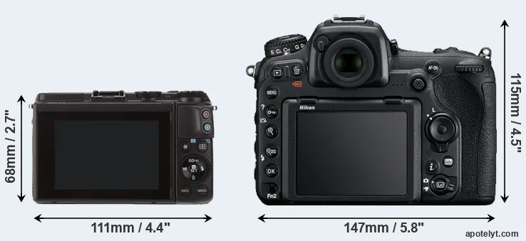 Comparison M3 or D500 rear