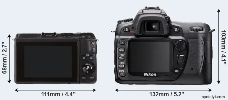 Comparison M3 or D80 rear