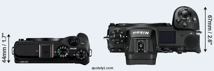 Compare M3 versus Z7 top