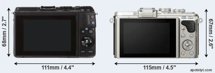 Comparison M3 or E-PL8 rear
