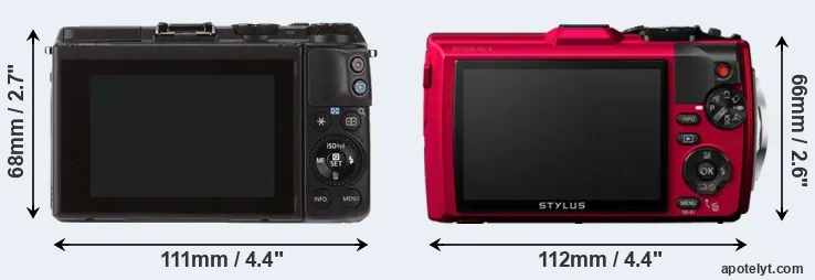 Comparison M3 or TG-4 rear