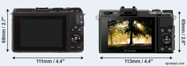 Comparison M3 or XZ-2 rear