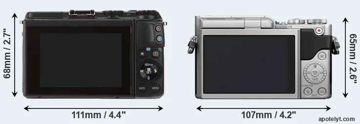 Comparison M3 or GX800 rear